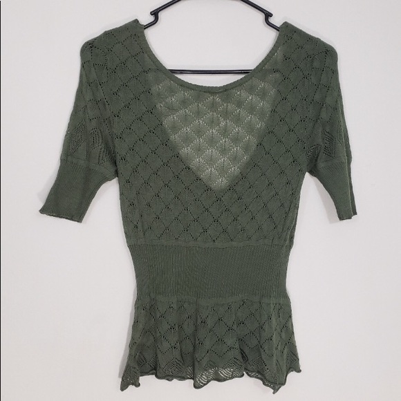 Free People Knitted V-Neck Button Down Cardigan - Picture 6 of 9